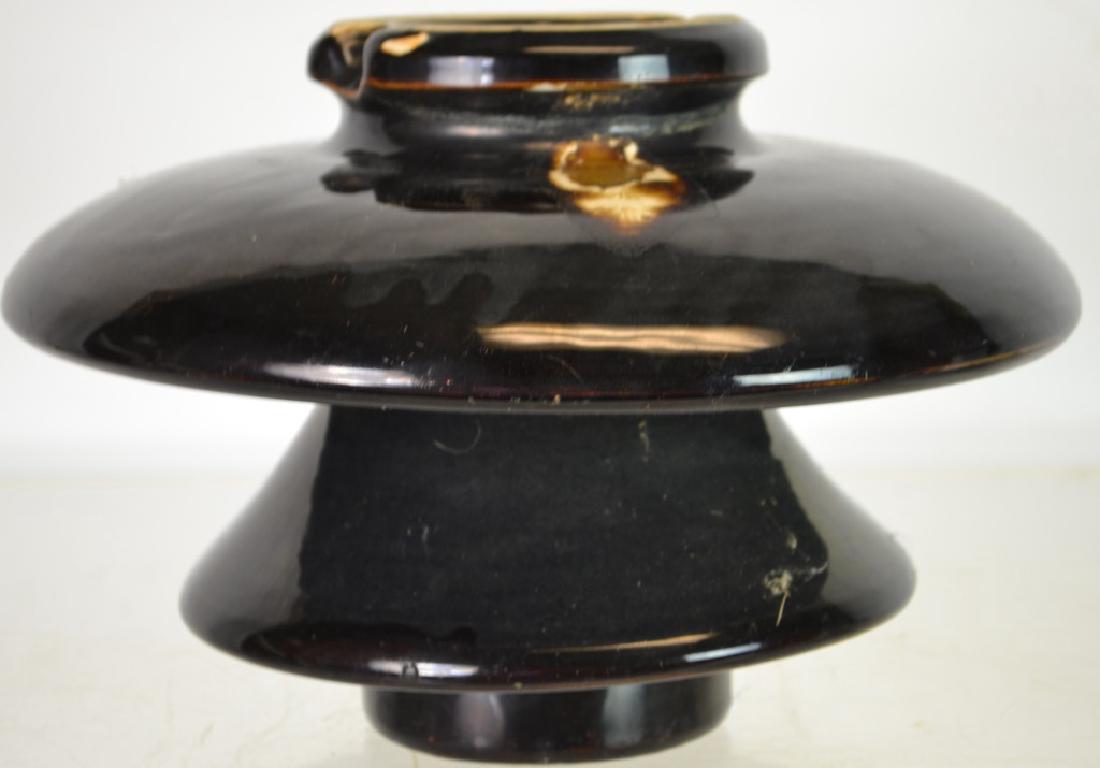 Massive Electric Line Insulator Size is 7 1/2h x 10 (1 of 1)