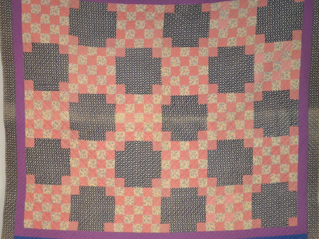 Patchwork Winter Quilt Measures approx. 76"h x 63"w. (1 of 2)