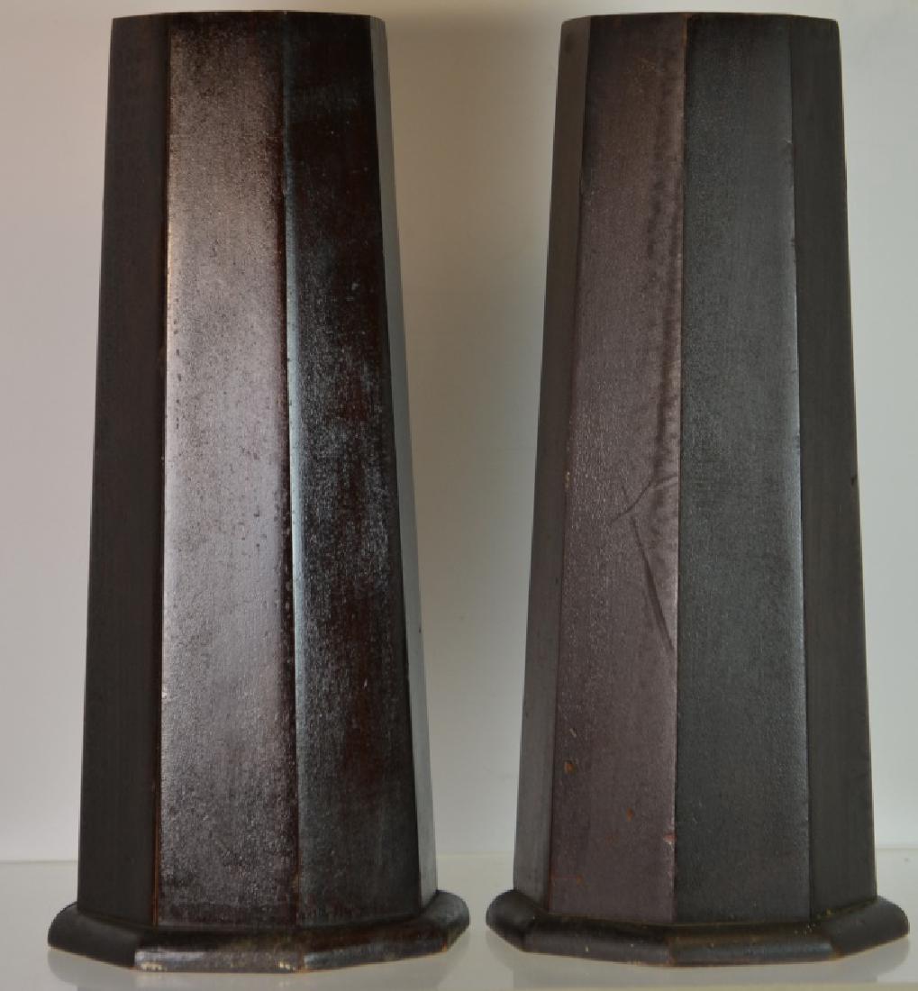 Pair Octagonal Architectural Posts Circa 1900. Measures (1 of 3)