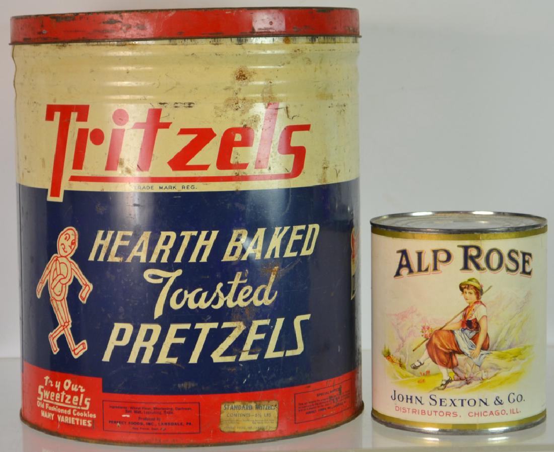 General Store Advertising Tin Grouping Including (1 of 4)