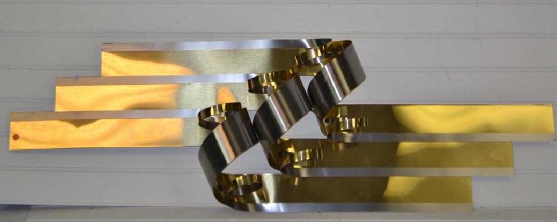Sheet Metal Modern Art Wallhanging Made of flat and (1 of 2)
