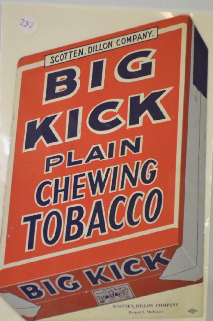 Big Kick Chewing Tobacco Ad Reads "Plain Chewing (1 of 2)