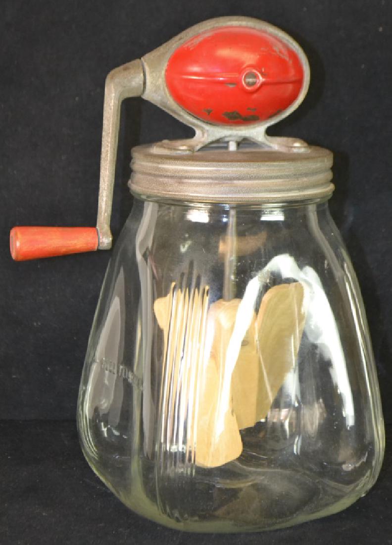 Table Top Football Churn Item is complete and (1 of 3)