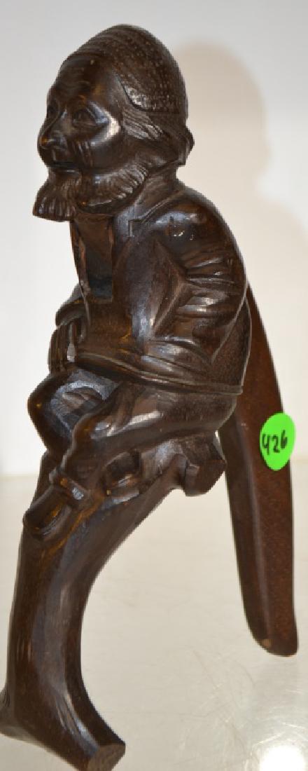 Figural Wooden Nutcracker Seated nutcracker designed to (1 of 2)