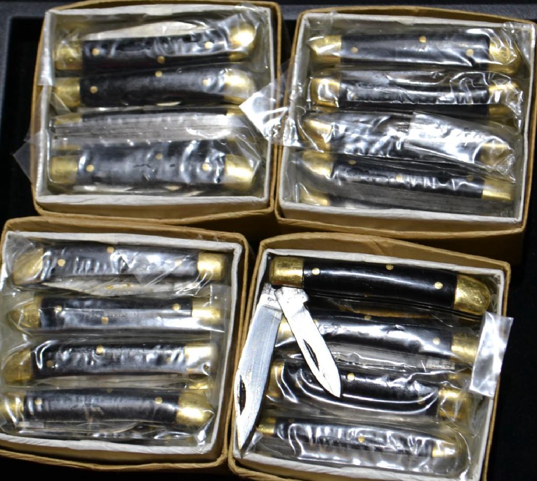 48 Pocket Knives in Original Wrappers 2 bladed folding (1 of 1)
