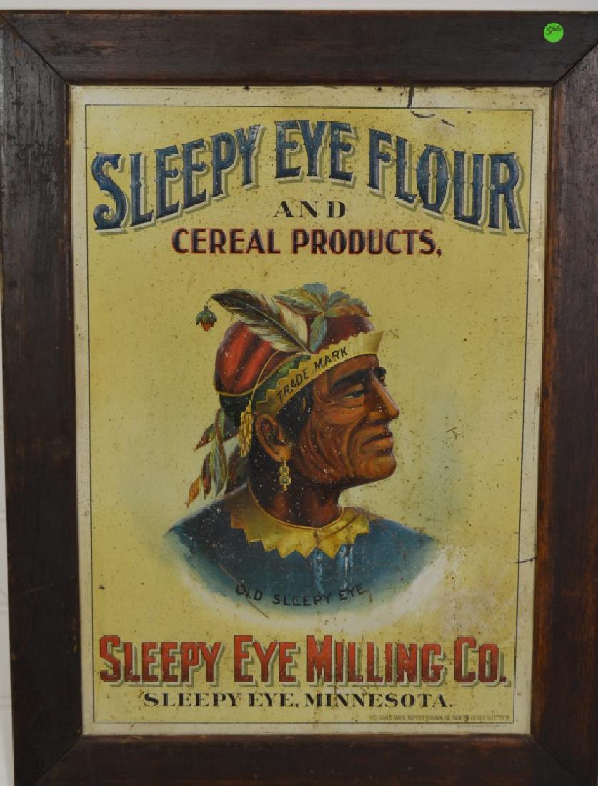 Sleepy Eye Flour General Store Sign Pressed tin, Sign Jan 27, 2018