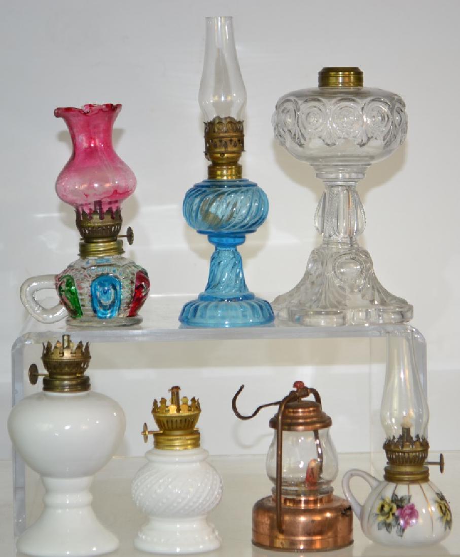 19th Century Oil Lamp Grouping (1 of 6)
