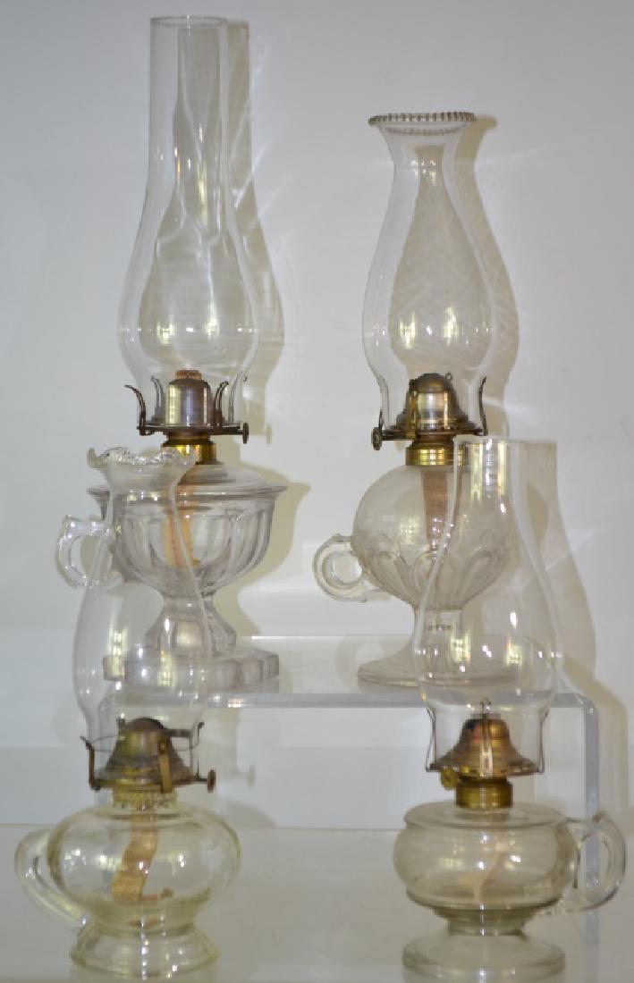 19th Century Finger Lamp Grouping (1 of 5)