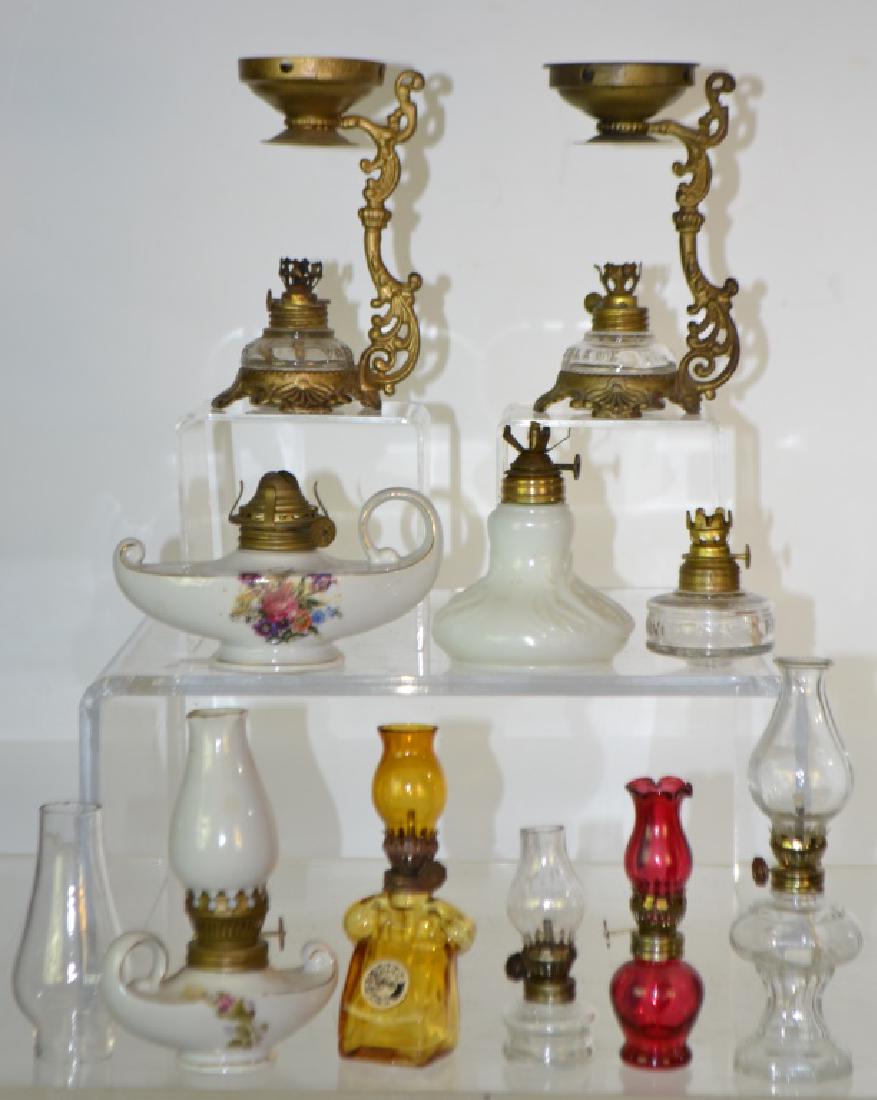 Miniature Oil Lamp Collection (1 of 3)