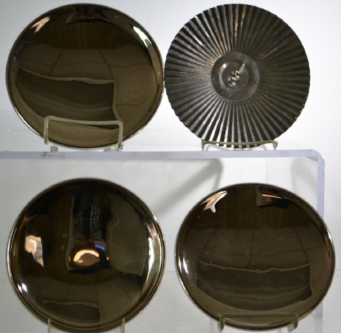 Mercury Glass Oil Lamp Reflectors (1 of 2)