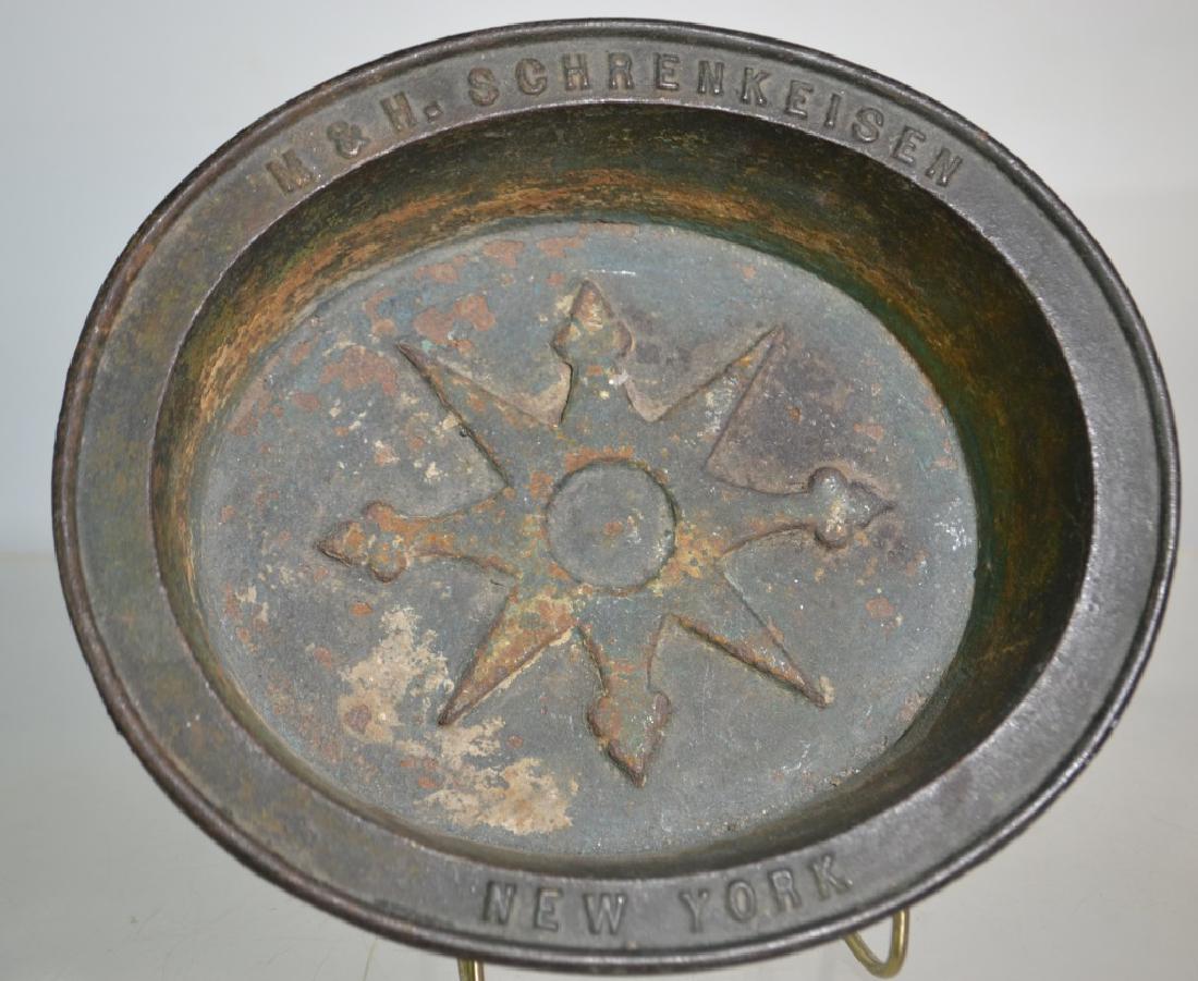 19th Century Iron Pot with Advertising (1 of 2)