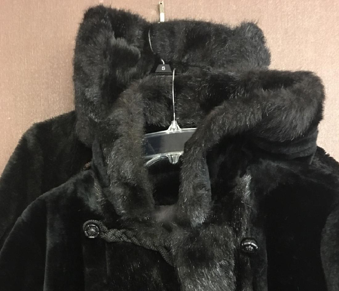 Two Hooded Faux Fur Winter Coats (1 of 4)