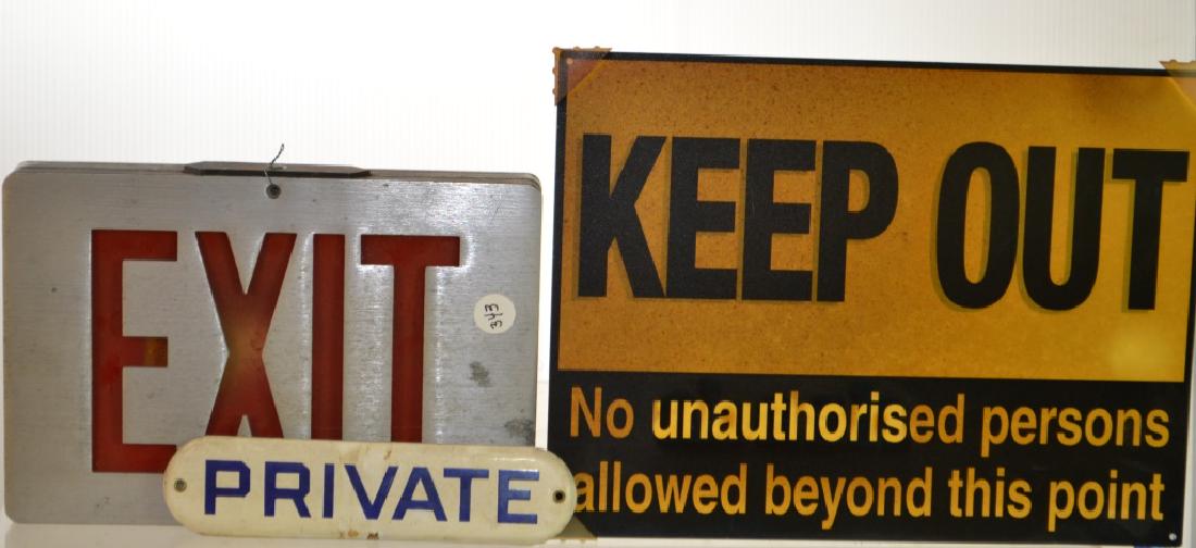 Industrial Sign Grouping (1 of 1)