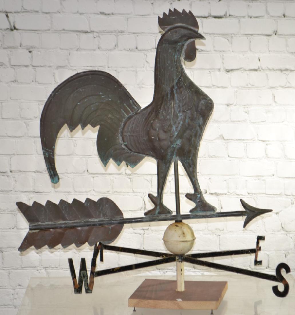 Copper Rooster Weather Vane (1 of 1)