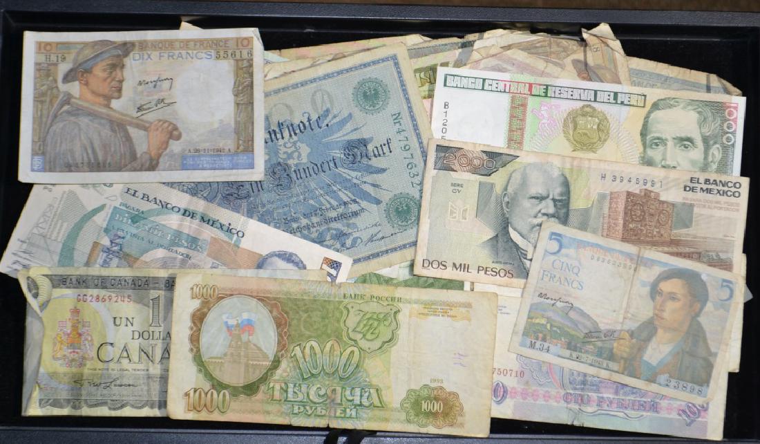 Foreign Paper Money: Including bills from France, Mexico, Canada and more.