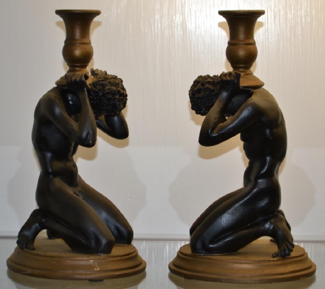 Pair of Candleholders by Toscano (1 of 2)