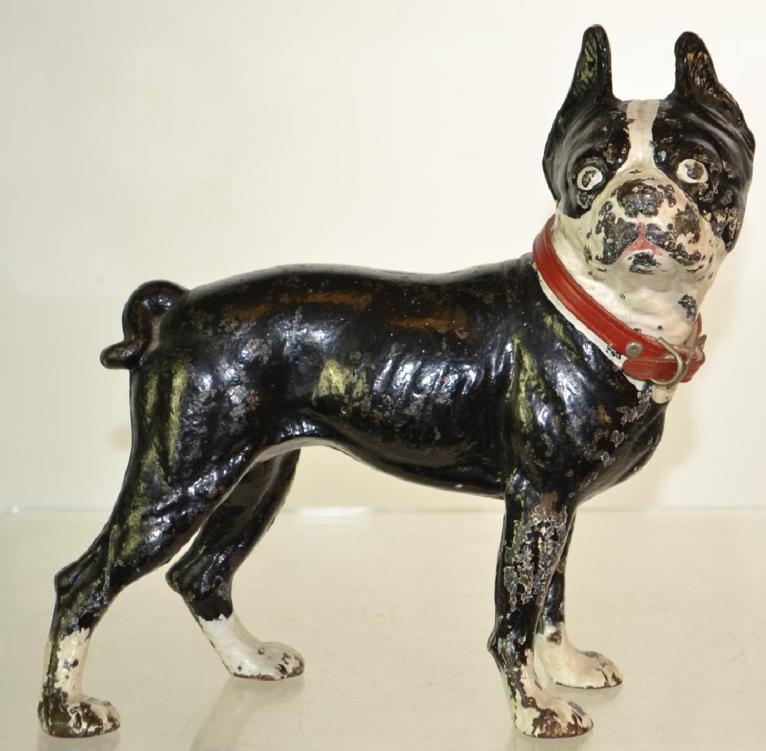 Vintage Cast Iron Bull Dog Door Stop (1 of 3)