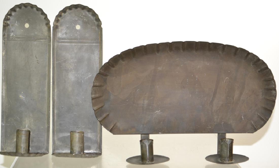 Pressed Tin Sconce Grouping (1 of 1)
