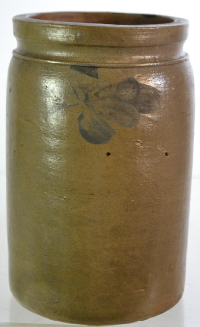 Blue Decorated Stone Ware Vessel (1 of 4)