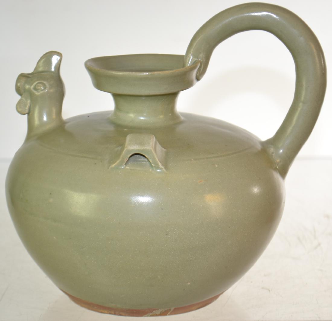 Chinese Pot with Bird Motif (1 of 3)