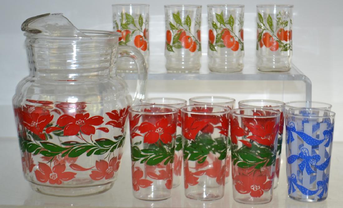 1950's Floral Water Set and More (1 of 1)