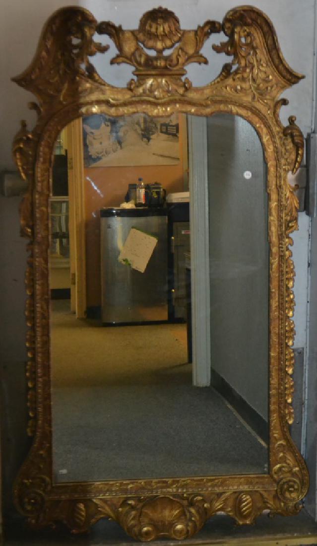 Large Gilded Wall Mirror (1 of 1)