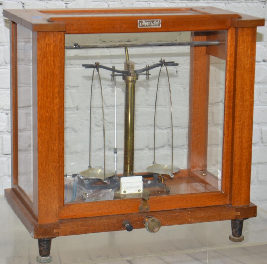 "Phipps and Bird" Scale in Wooden Case (1 of 3)
