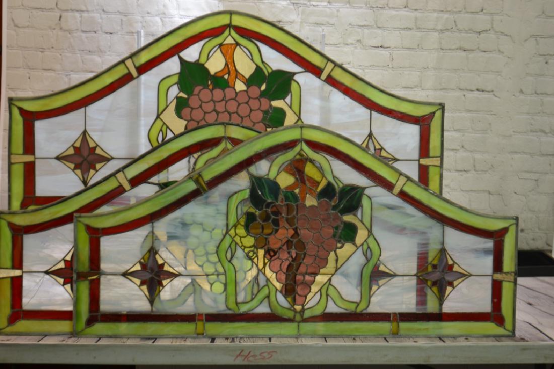 Set of Three Stained Glass Windows (1 of 2)