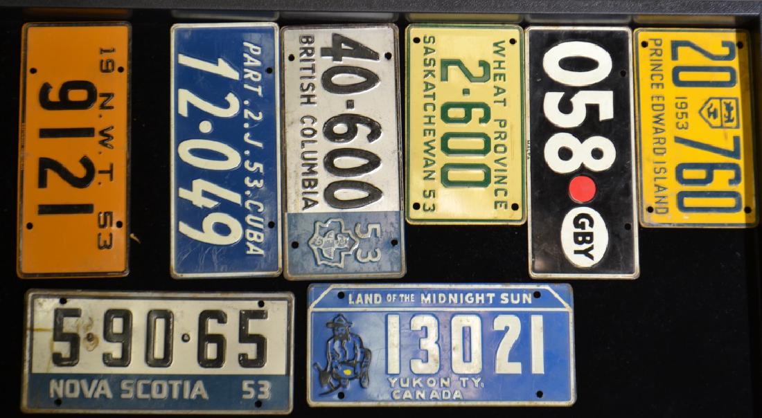 Vintage Mini License Plates from Around the World (1 of 1)