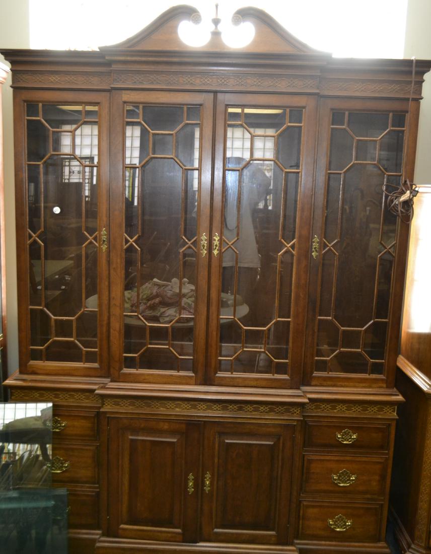 Large Two Piece China Cabinet (1 of 1)
