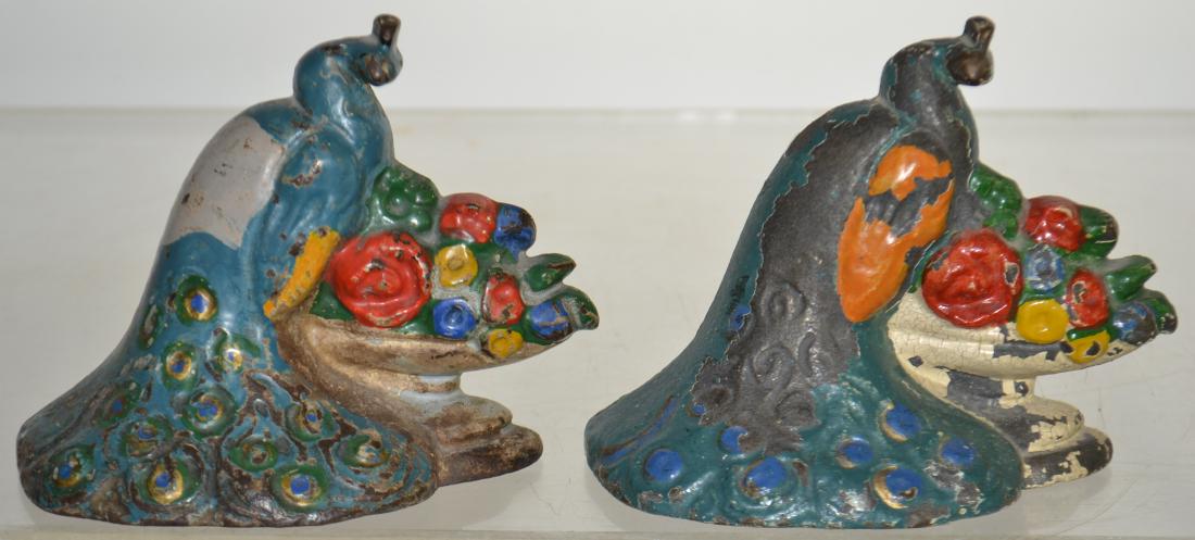 Early 20th Century Peacock Bookends (1 of 3)