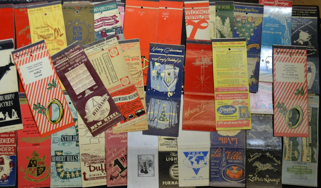 Giant Advertising Match Books (1 of 4)