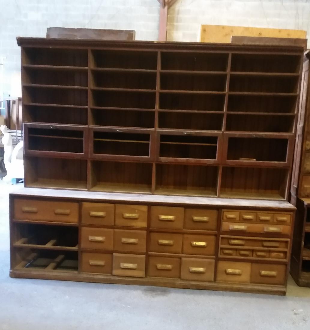 19th Century Apothecary General Store Back Bar (1 of 3)