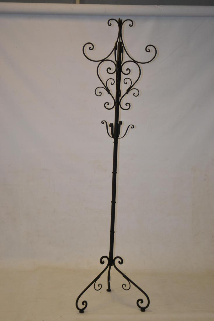Ornate Metal Clothes Tree (1 of 2)