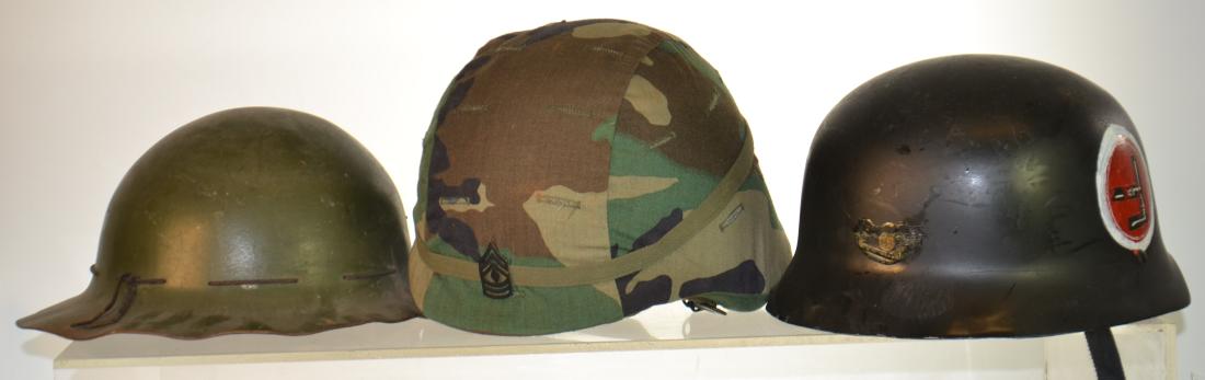 Three Military Helmets (1 of 6)