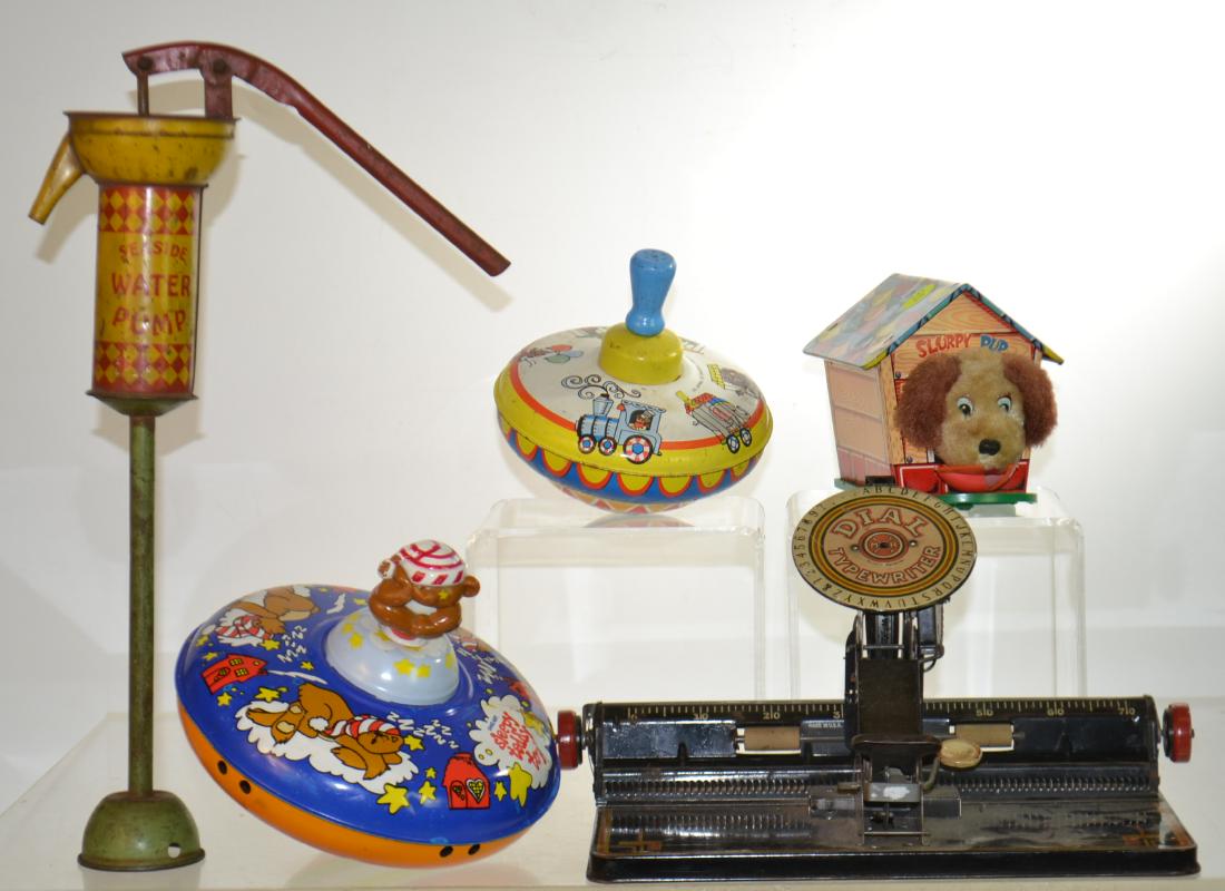"Marx" Tin Dial Typewriter and More (1 of 4)