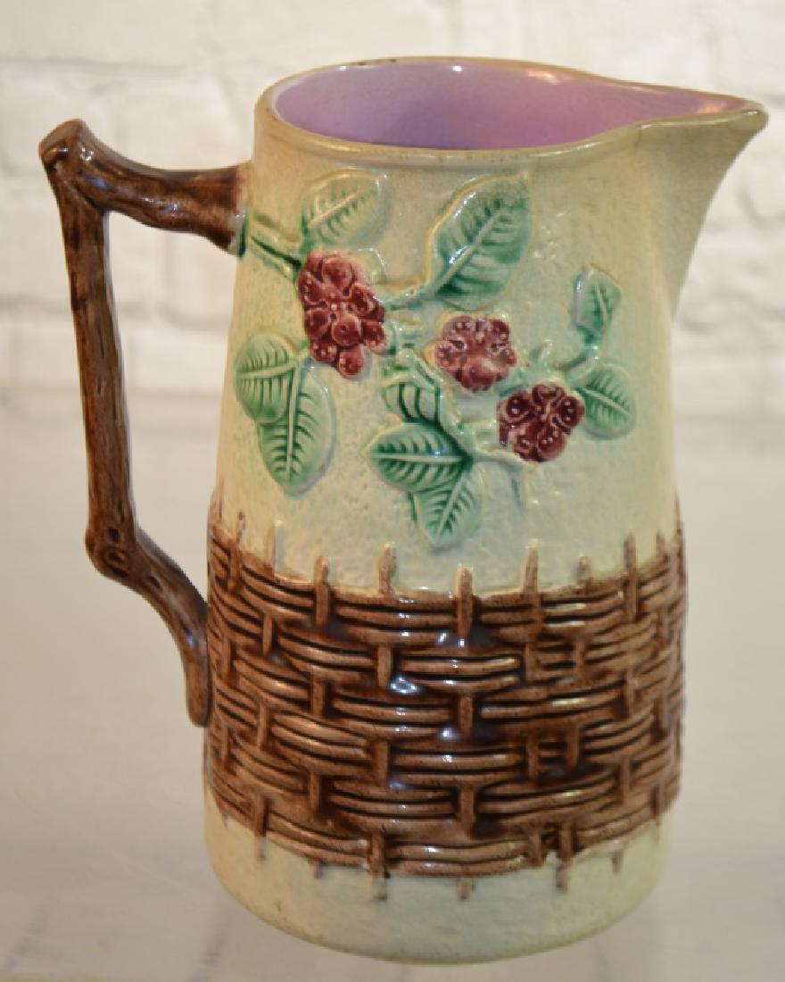 Majolica Water Pitcher (1 of 2)