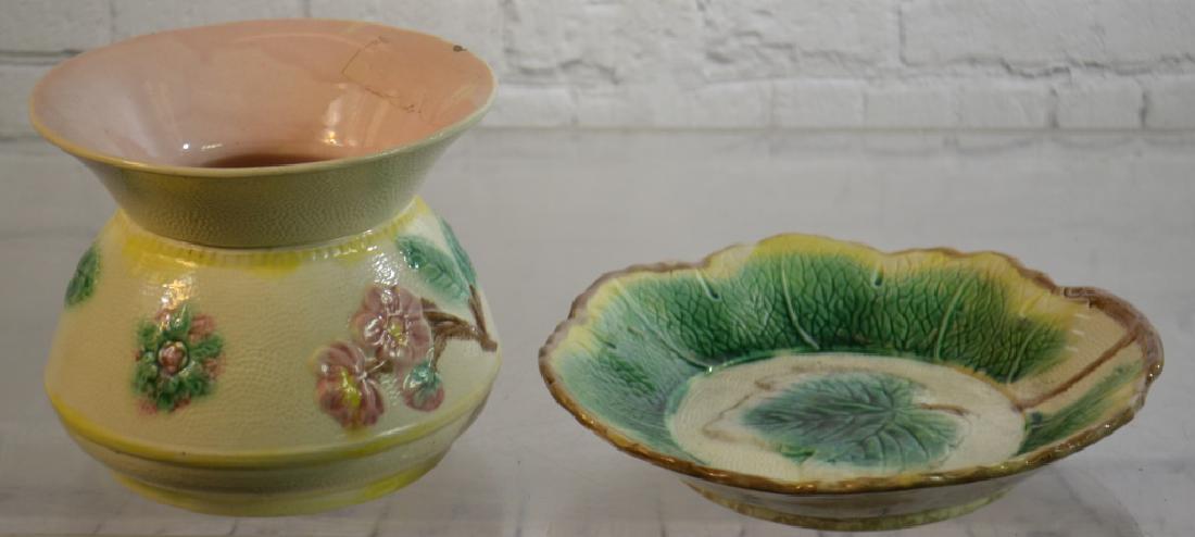 Two Piece Majolica Grouping (1 of 3)