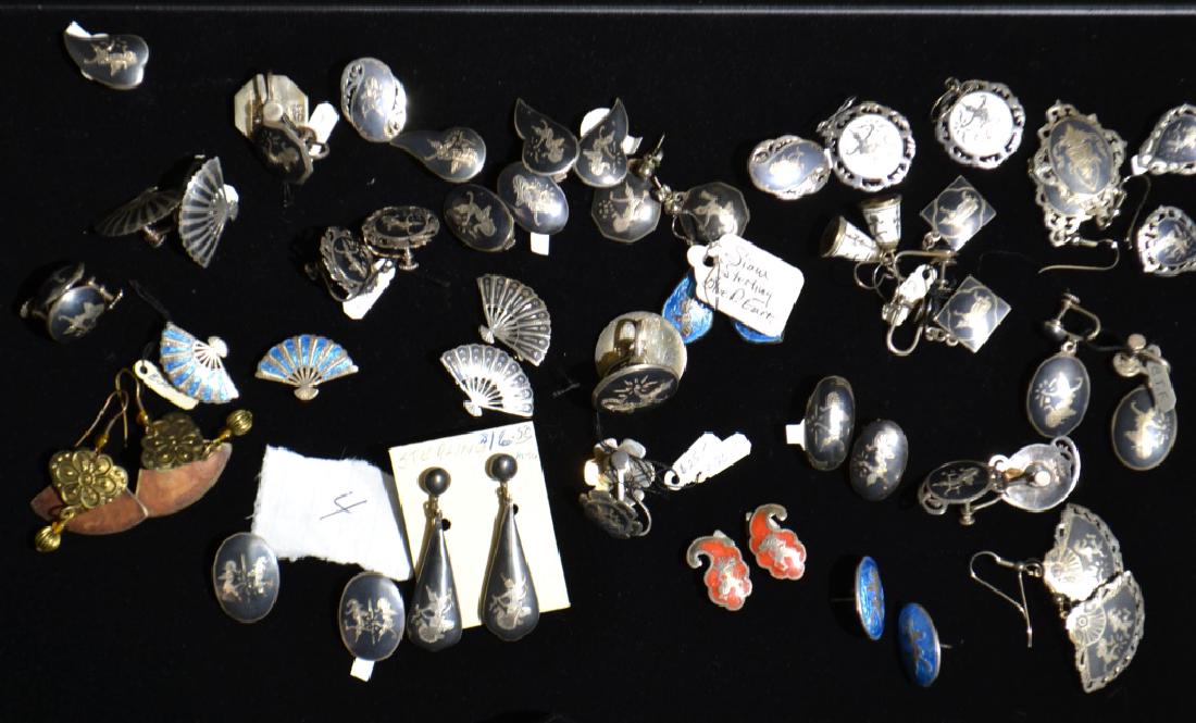 Damascene Siam Sterling Earring Collection (1 of 1)