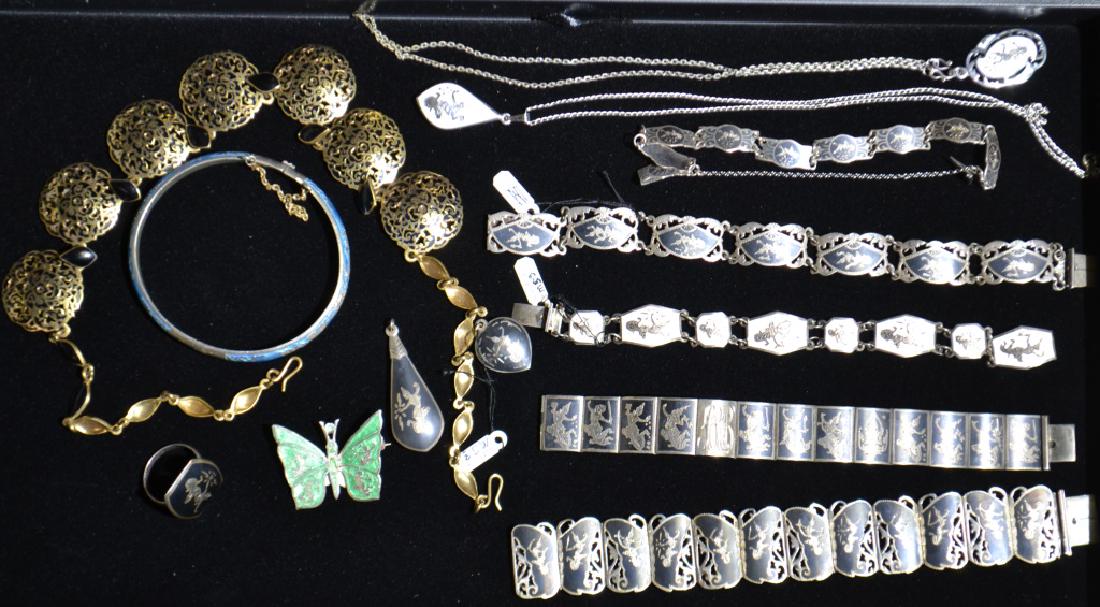 Damascene Siam Sterling Bracelets and Necklaces (1 of 1)