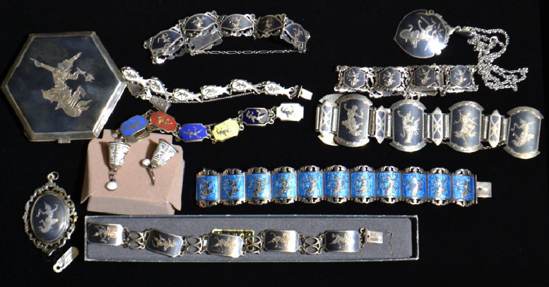 Damascene Siam Sterling Bracelets and More (1 of 1)