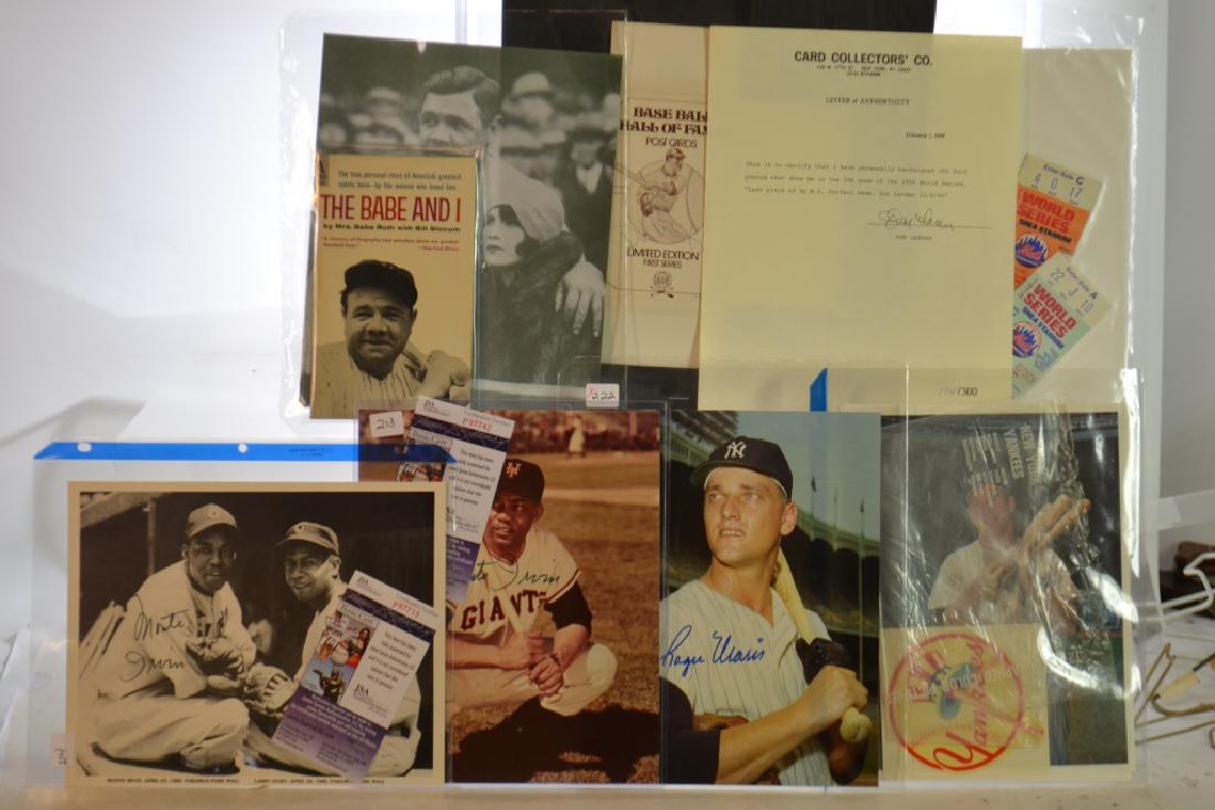 Baseball Ephemera/Ruth, Irvin and More (1 of 1)