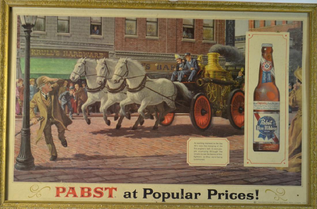 Vintage Pabst Blue Ribbon Advertising Sign (1 of 3)