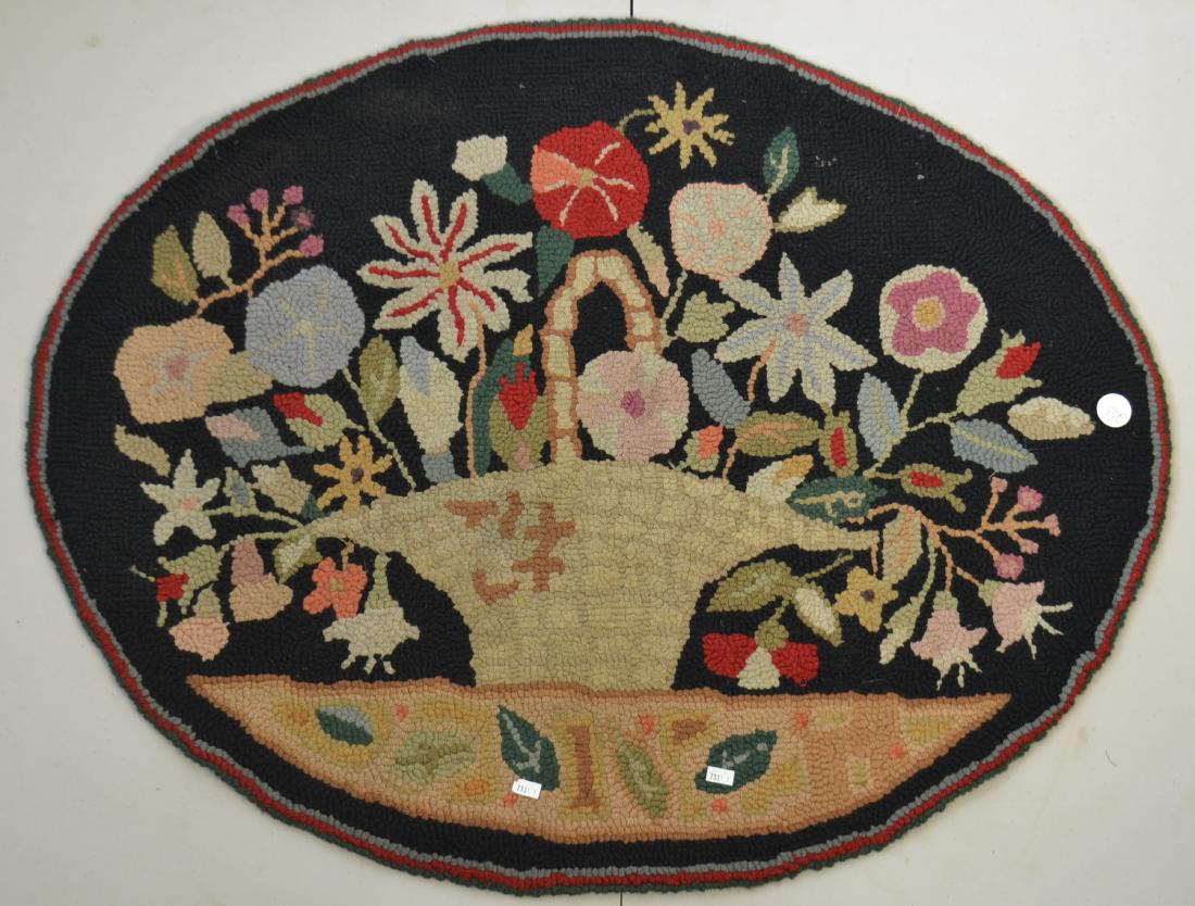 Vintage Hooked Rug (1 of 2)