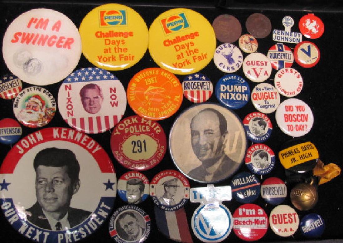 Political Pin Backs (1 of 3)