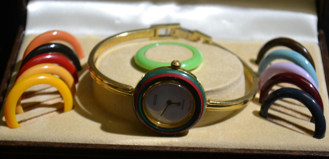 Gucci Swiss-Made Bangle Watch (1 of 1)
