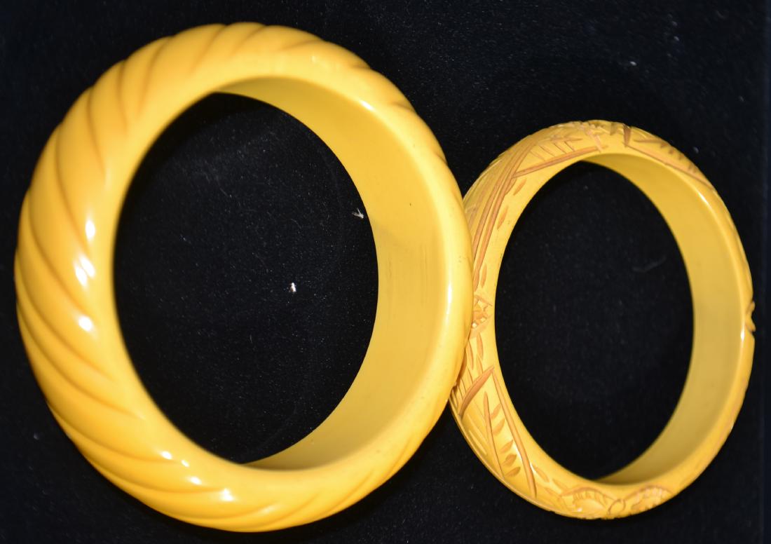 Two Yellow Bakelite Bangles (1 of 1)