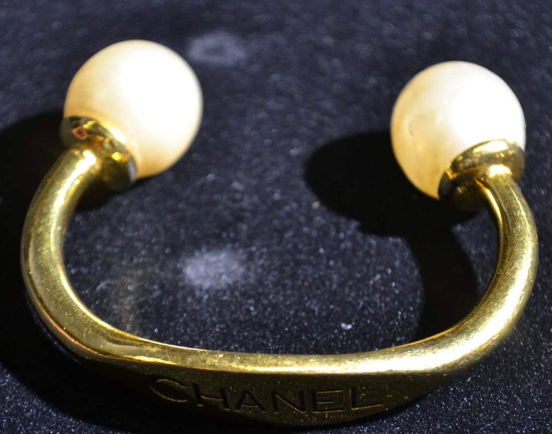 Chanel Double Pearl Cuff Bracelet (1 of 3)