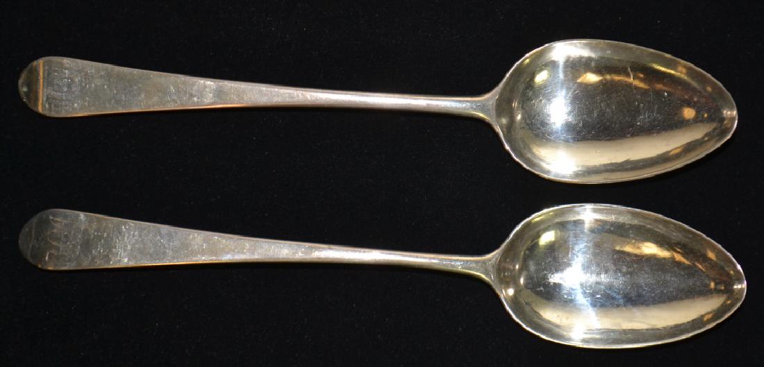 Pair of Joseph  Richardson Sr. Soup Spoons (1 of 4)