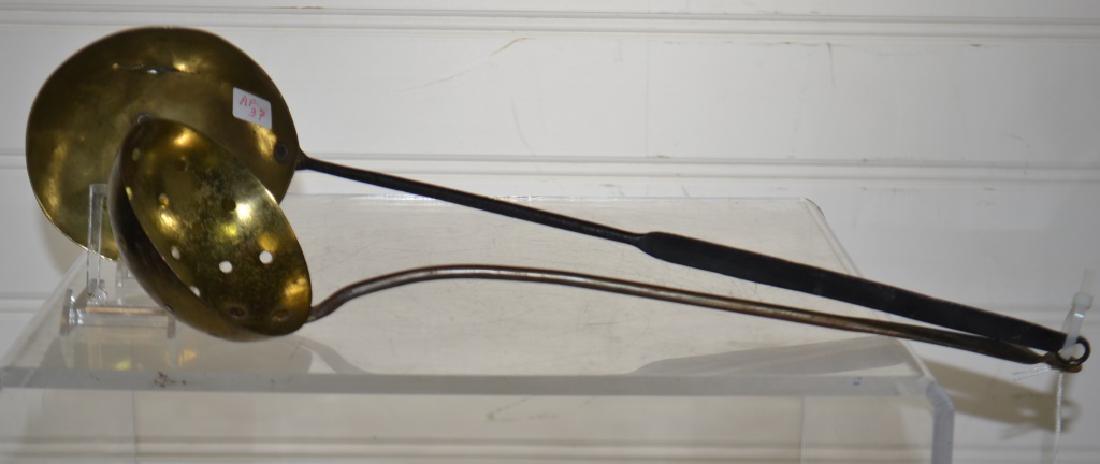 Pair of 19th Century Hand-forged Strainers (1 of 2)